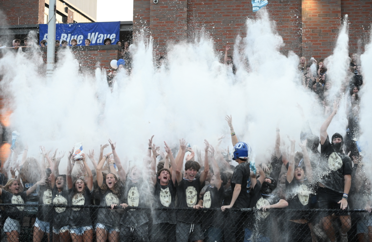 DHS High School Student Section at 9/13/24 Football Game. DHS vs. Cheshire